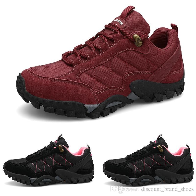 Running Shoes New arrival black wine red Plus velvet TYPE10 lace young gril women lady Breathable Running Shoes low cut Designer trainers Sports Sne