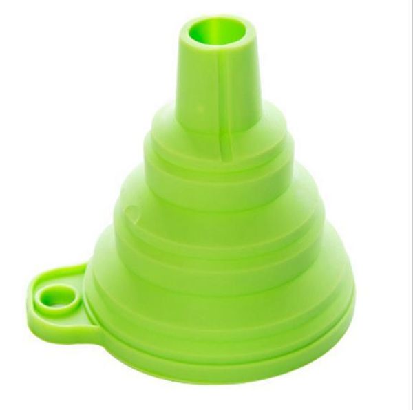 Tool DIY Food-Grade Funnel Folding Silicone Funnel Household Liquid Dispensing Tool Mini Funnel 3 Colors