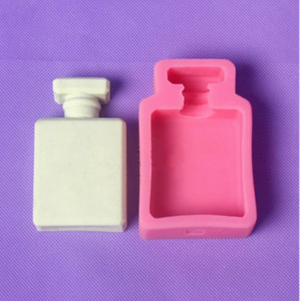Cosmetics Perfume Bottle 3D Silicone Mold Chocolate Cake Fondant Mold Cake Decoration Tools Fast Shipping ZC2815
