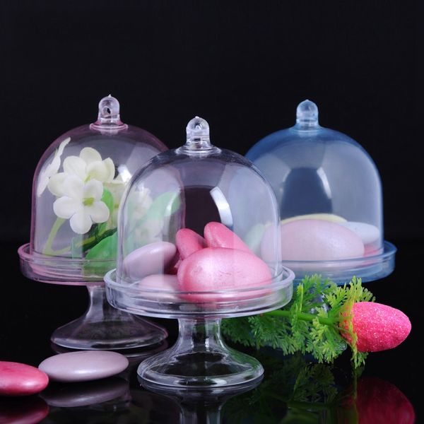 12pcs-Lot Wedding Candy Box Transparent Plastic Tray Box Baby Shower Birthday Guests Gift Home Party Supplies C1119