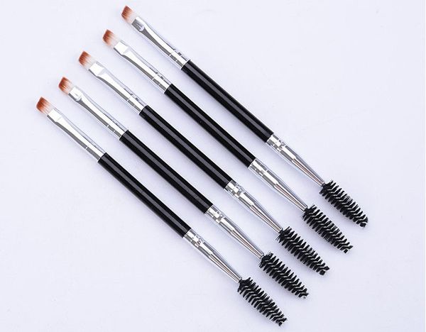 Makeup Brush 12 DUAL ENDED FIRM ANGLED BRUSH Kit Size NA#12 With DHL Free Shipping