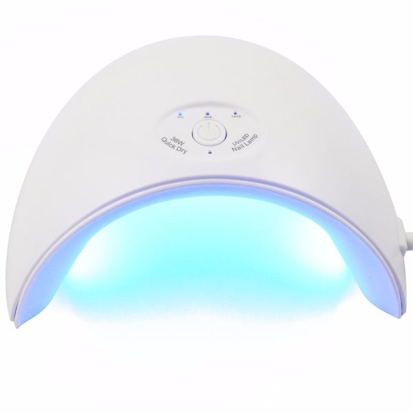 Nail Dryers 36W UV Led Lamp Dryer For All Types Gel 12 Leds Machine Curing 60s-120s Timer USB Connector