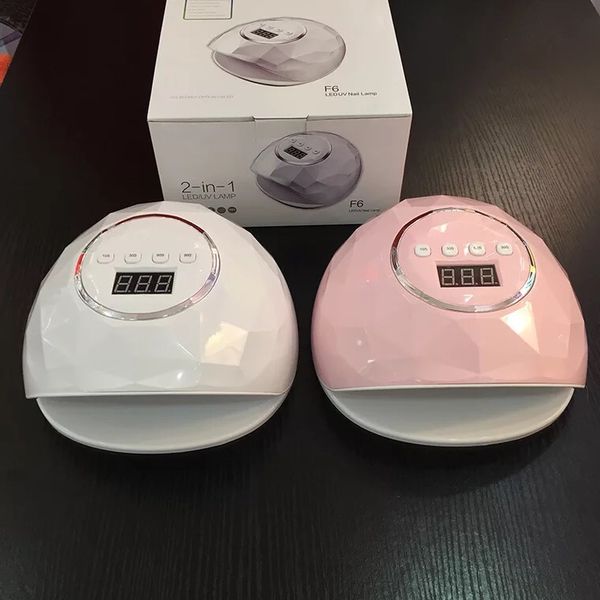 86W LED Dryer 39 PCS LEDDual hands Lamp UV Gel Nail Polish With Sensor Timer LCD Display