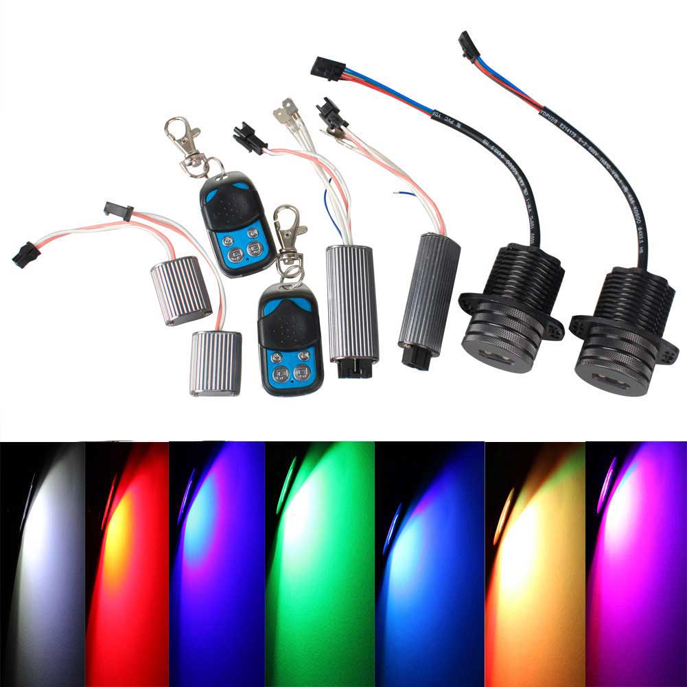 Angel Eyes Marker RGBW MULTICOLOR 20W LED for BMW E90 E91 Halo Ring Marker Light Bulb