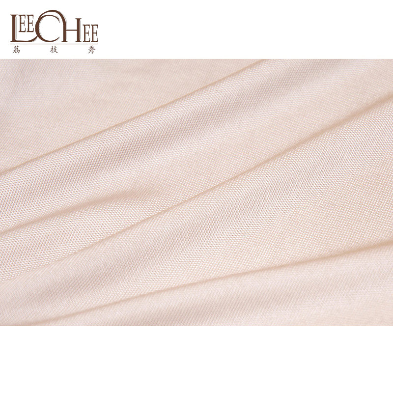 Leechee NL100 women&#039;s Black fungus edge leggings waistline Silk safety pants Breathable and anti-light home shorts