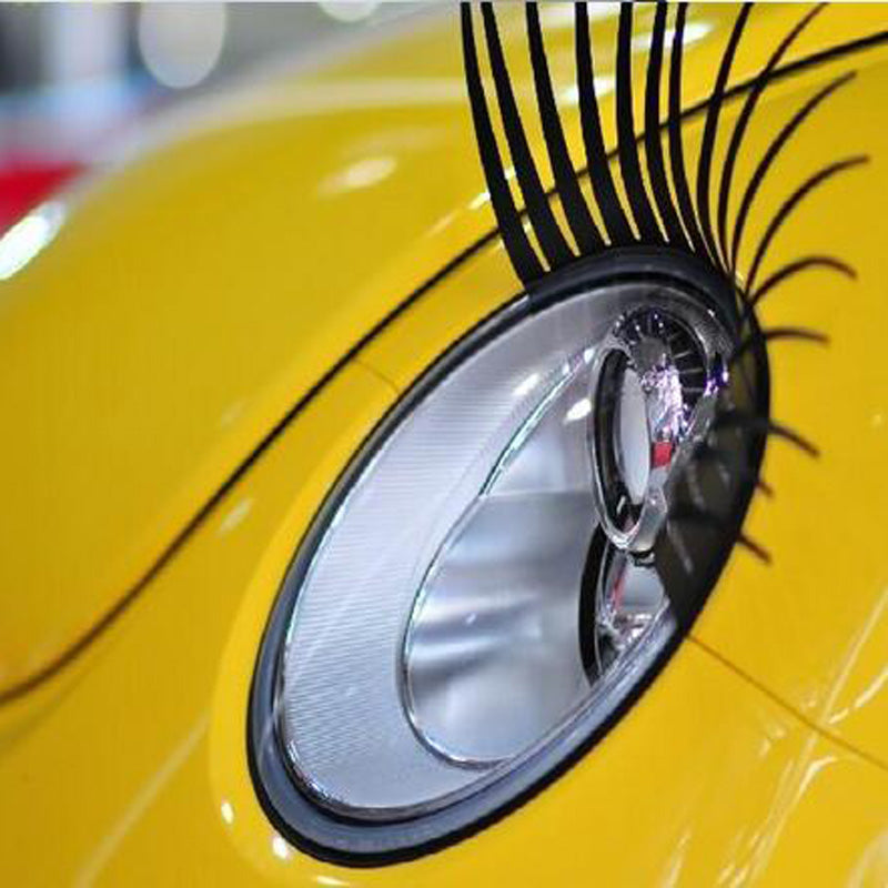 3D Automotive Eyelashes Car Eye Lashes Auto 3D Eyelash 3D Cars Personalized Car Stickers Decals