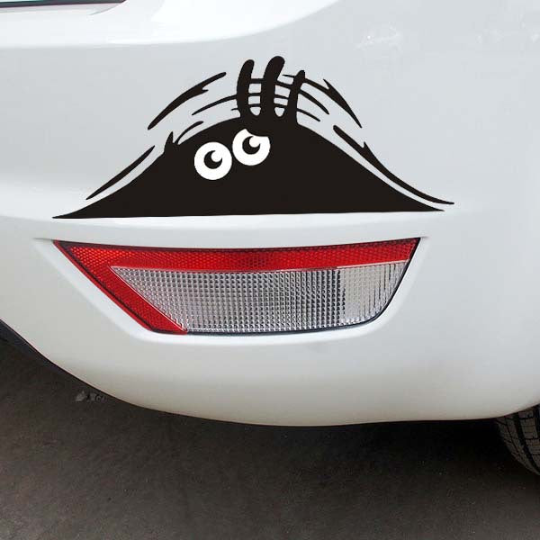 Pirates of the Strange Car Covered Scratches Stickers Cartoon Body Paste Personality Funny Decals