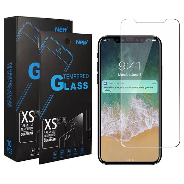 2.5D Clear Screen Protectors 0.33 NO BUBBLE Tempered Glass For iPhone 16 15 14 13 12 11 Pro Max XS XR Samsung A55 a35 m35 a16 a06 a36 google