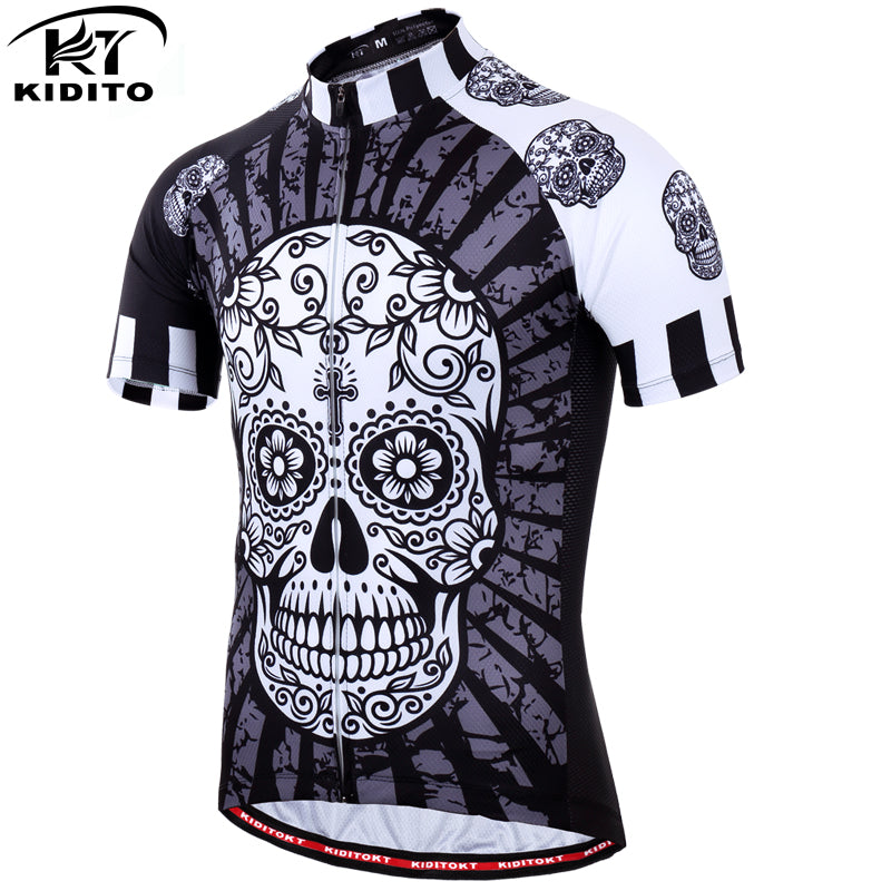 Cycling Shirts & Tops KIDITOKT 2021 Funny Jersey Summer MTB Road Bike Clothing Bicycle Sportswear Breathable Mountain Clothes