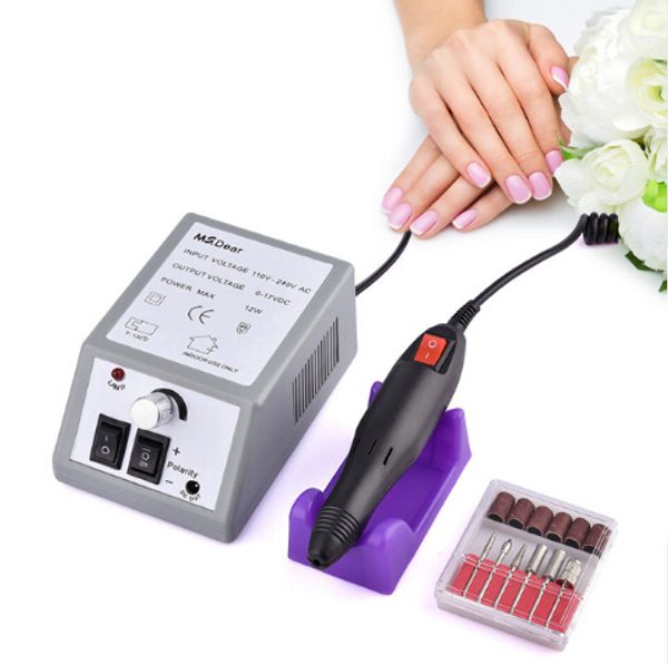 20000RPM Electric File Drill Nail Art Bit Professional Manicure Grinding Machine Pedicure Polisher Tools Adjustable Nail Beauty
