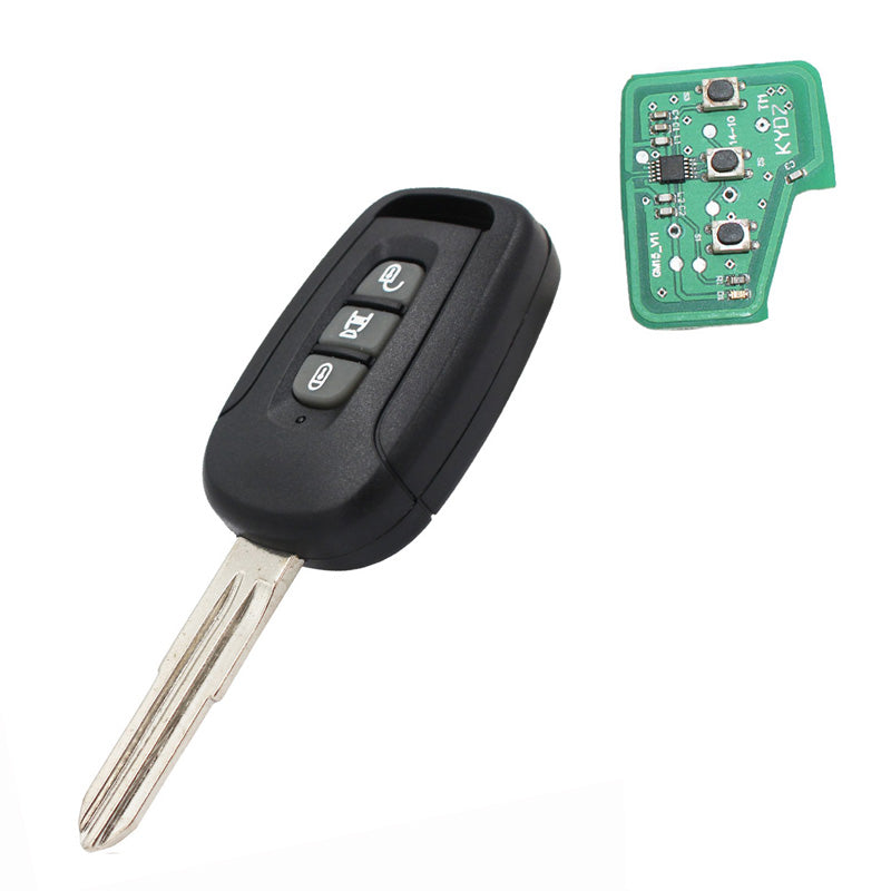 3Button Remote Key Smart Car Key 433MHz ID46-PCF7936 Chip for Captiva for Opel Antara 2006 2007 2008 2009 Uncut Blade