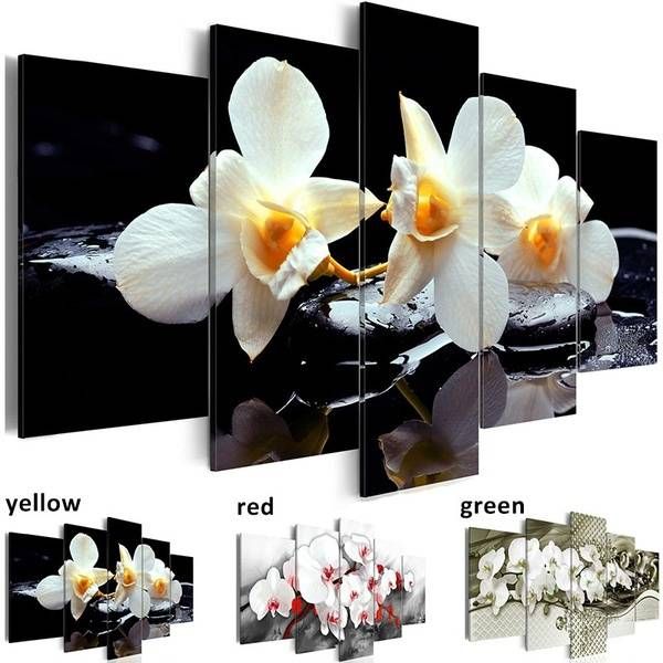 5 Pieces Modern Home Wall Decor Abstract Canvas Print Oil Painting Wall Art Picture House Decoration Posters Design