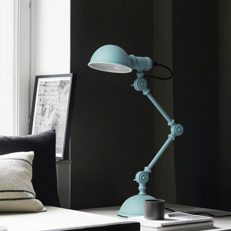 Simple Table Lamp Nordic Study Room led Eye Bedroom Bedside Lamps American Creative Lighting Mechanical Arm Work LED Desk Lights