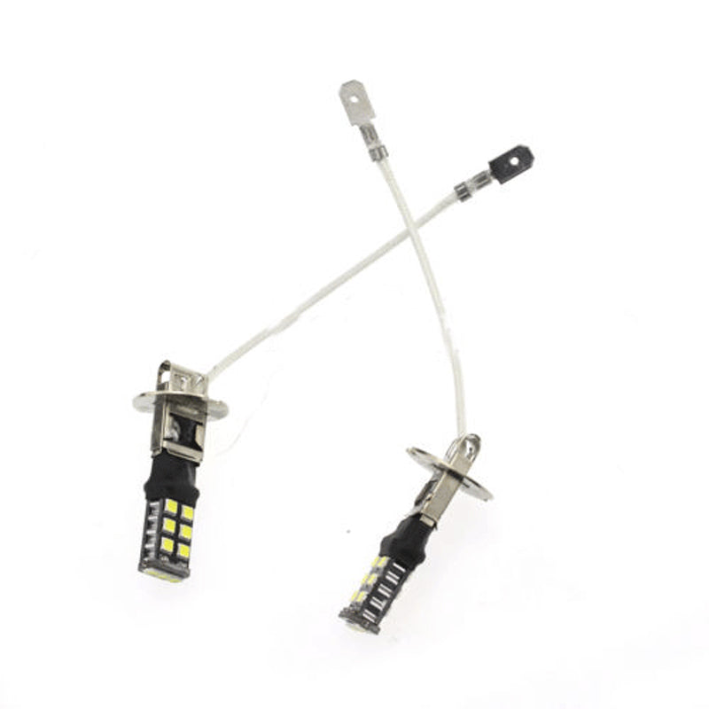 2PCS 15LED H3 15W Canbus Fog Driving DRL Light Bulbs Lamps High Power Ultra White