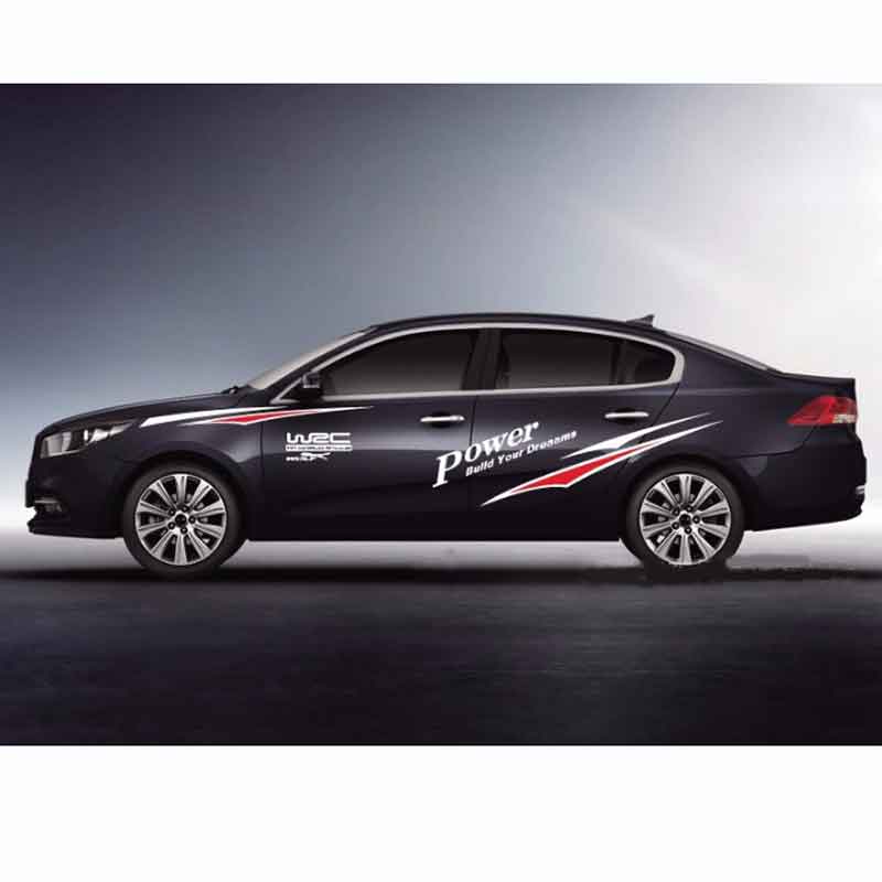 2PCS-Set Extreme Sports Car Decals Personality Modified Vinyl Body Sticker