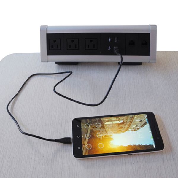 Providing convenient power, USB Fast charging in offices, hotels, restaurants, airports and other locations socket
