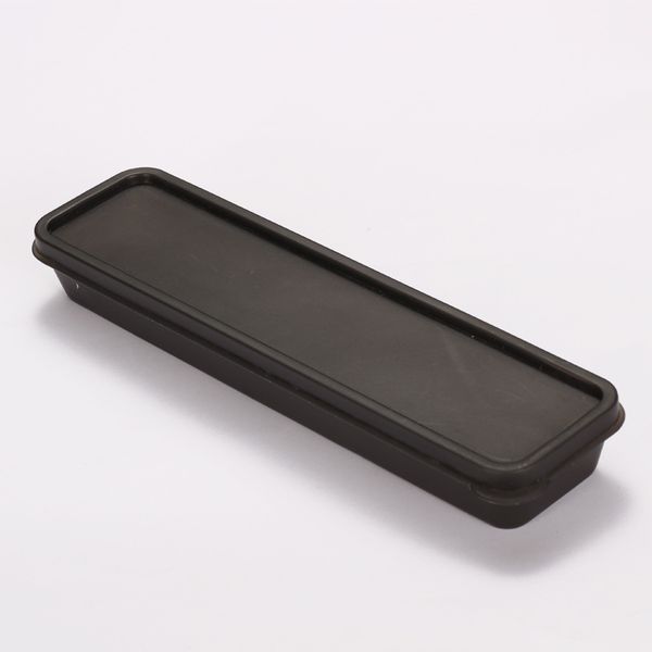 Black Wheat Straw Tableware Storage Box Cutlery Boxes Portable Kitchen Tool Container for Travel