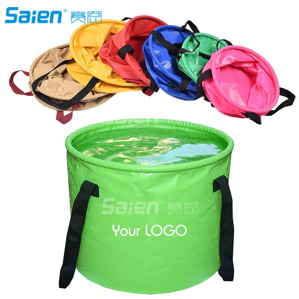 30L Collapsible Bucket, Foldable Water Container Portable Folding Wash Pail for Beach, Travel, Camping, Fishing, Gardening, Car Washing