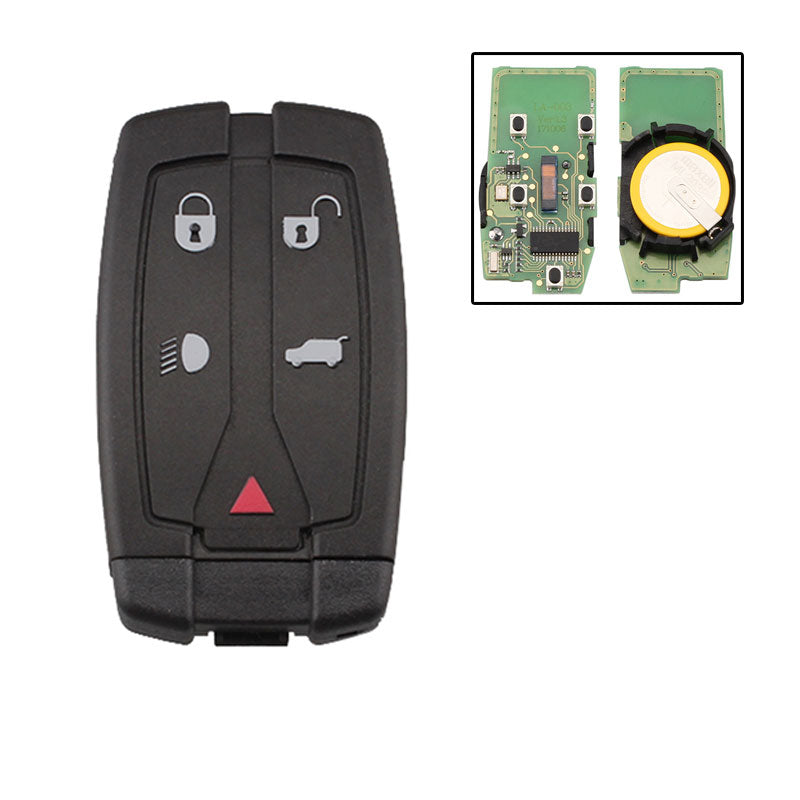 5Buttons 433-434Mhz Remote Car key Fob ID46-PCF7945 Chip For Freelander 2 LR2 2008-2012 Sport Smart Key Card