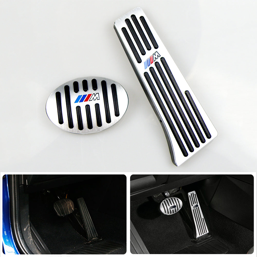 No Drill Gas Brake Pedal For BMW X1 F48 1 2 Series F52 F46 Auto Aluminum accelerator M performance