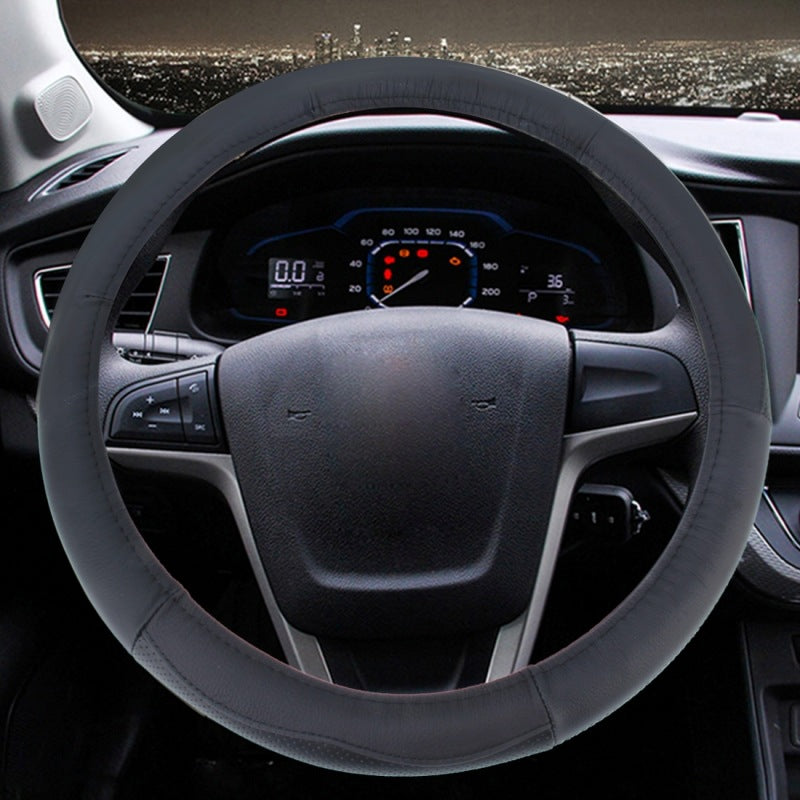Non-slip Car Microfiber Leather Steering Wheel Cover Case Dirt-proof Material Handlebar Cover