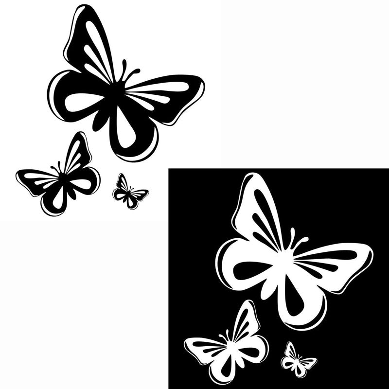 1PC Beautiful Butterflies Fashion Vinyl Car Stickers Animal Car Styling Decals