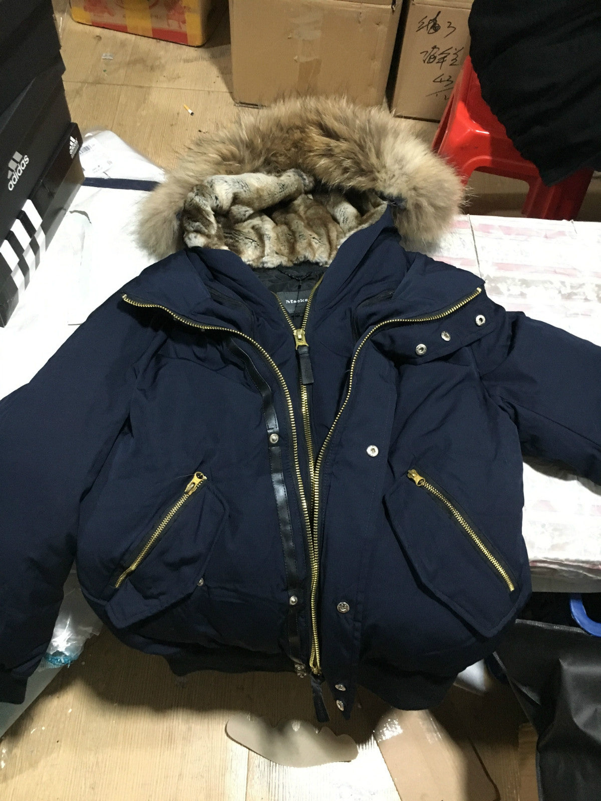 Winter Men Parkas LONG WINTER MaCk-age-DIXON-f Down & Parkas WITH HOOD-Snowdome jacket Real Raccoon Collar White Duck Outerwear &Parkas