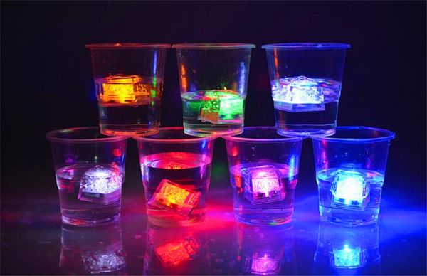 Hot LED Gadget LED Coaster Flashing Light Bulb Cup Mat Colorful Light Up For Club Bar Home Party Holiday