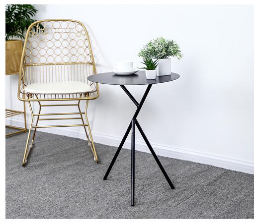 Round coffee table Living Room Furniture in a few restaurants corner house Nordic Simple Home Iron Art Tea Tables