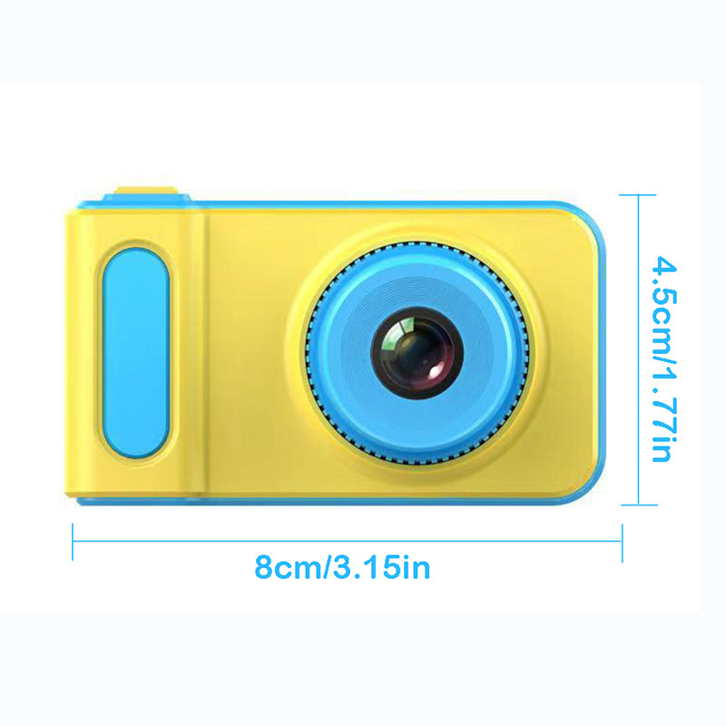 Newest Mini Digital Camera 2 Inch Cartoon Cute Camera Toys Children Birthday Gift 1080P Toddler Toys camera 5pcs ZY-ET-1