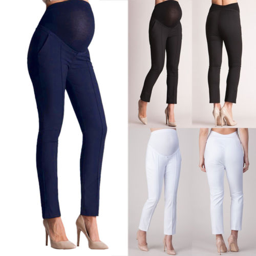 Pregnant Maternity Pants Trousers Women Stretch Elastic Belly Pregnant Pencil Pants Women&#039;s Pregnancy High Waist Leggings