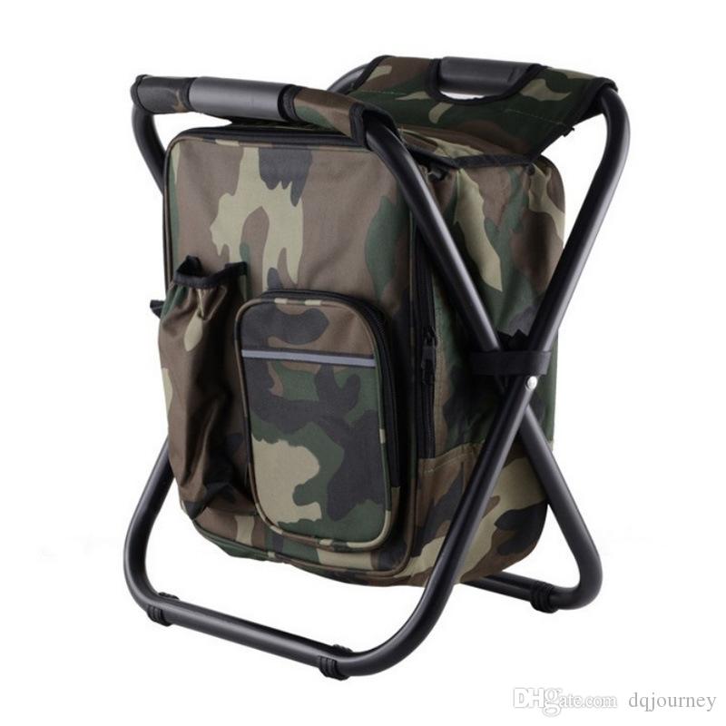Folding Famous Portable Fishing Chair Brand Fishing Backpack Chair Stool Convenient Wear-resistantv for Outdoor Hunting Climbing Equipment