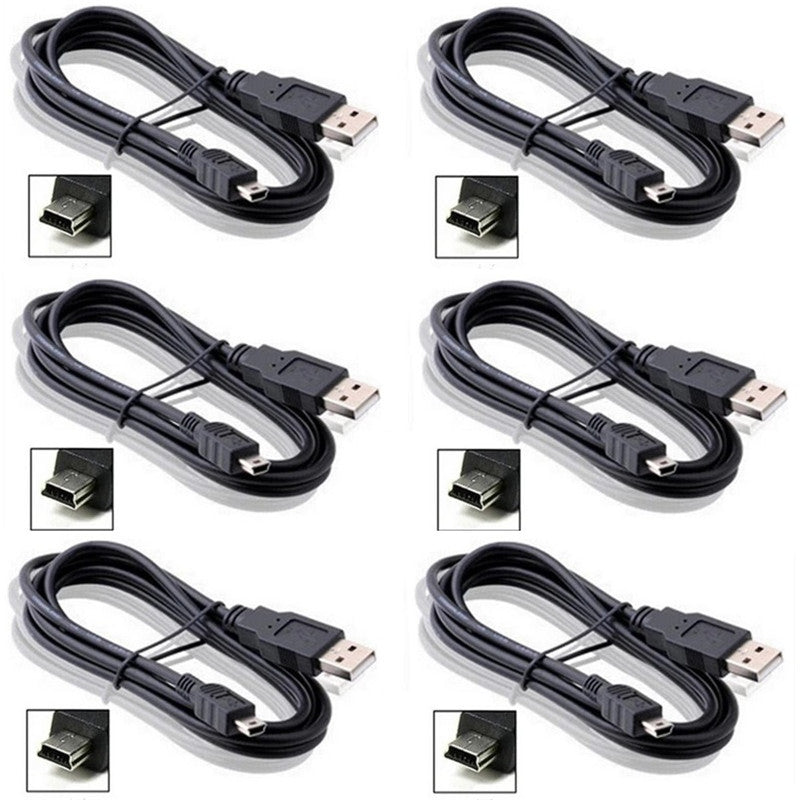 Mini USB2.0 Cable V3 5Pin Mini USB to USB Fast Data Charger Cables for MP3 MP4 Player Car DVR GPS Digital Camera HDD Smart