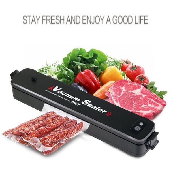 Electric Vacuum Packing Food Sealing Pack Sealer Package Bag Machine Household Appliances With 15pcs bags US-UK-EU plug