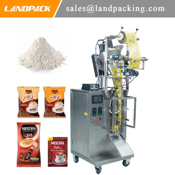Automatic Auger Filler Small Sachet Powder Packing Machine for 3 Side Sealing Bags Seasoning Vertical Form Fill Seal Equipment