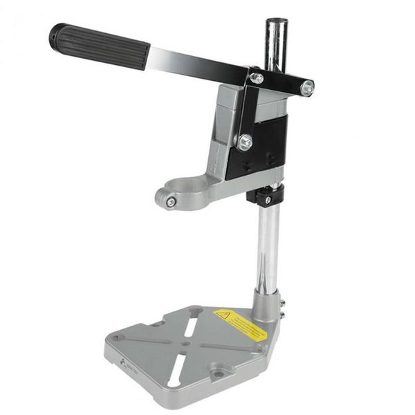 Freeshipping Single Hole Hand Drill Bracket Electric Grinder Bracket Multifunctional Household Woodwork Fixed Rack Universal Single hole Sil