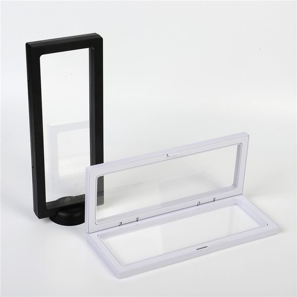 White Black Jewelry Display Stand 3D Suspending Packaging Box for Necklace Jewellery Presentation Stand Holder Rack
