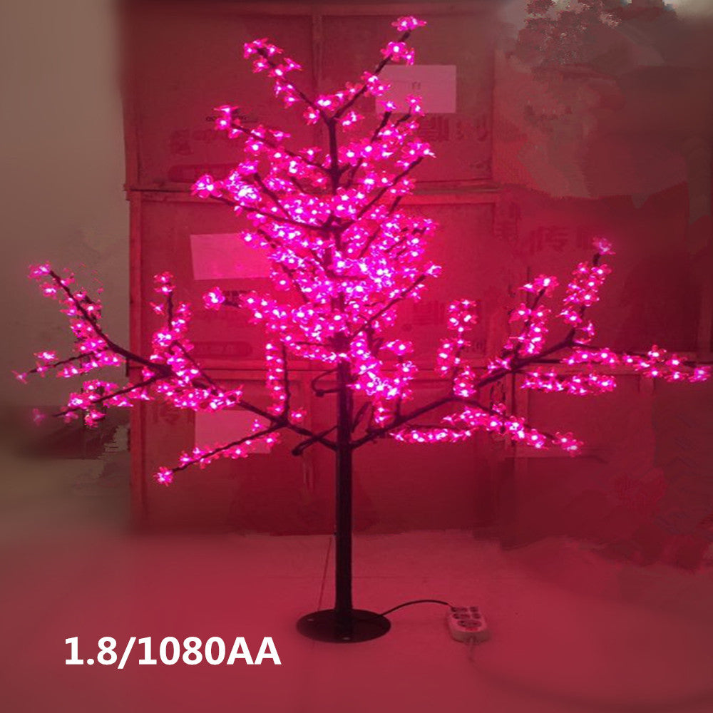 6 Color LED Cherry Blossom Tree Light LED Artificial Tree Light 648pcs LED Bulbs 1.8m Height 110-220VAC Waterprood IP65