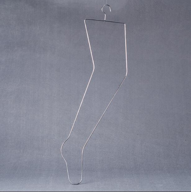 10pcs Metal Hanging feamle Silk Stockings Display foot mannequin Hanger Clothing Store Boutique Women Lady Sock Leggings Holder Rack C772