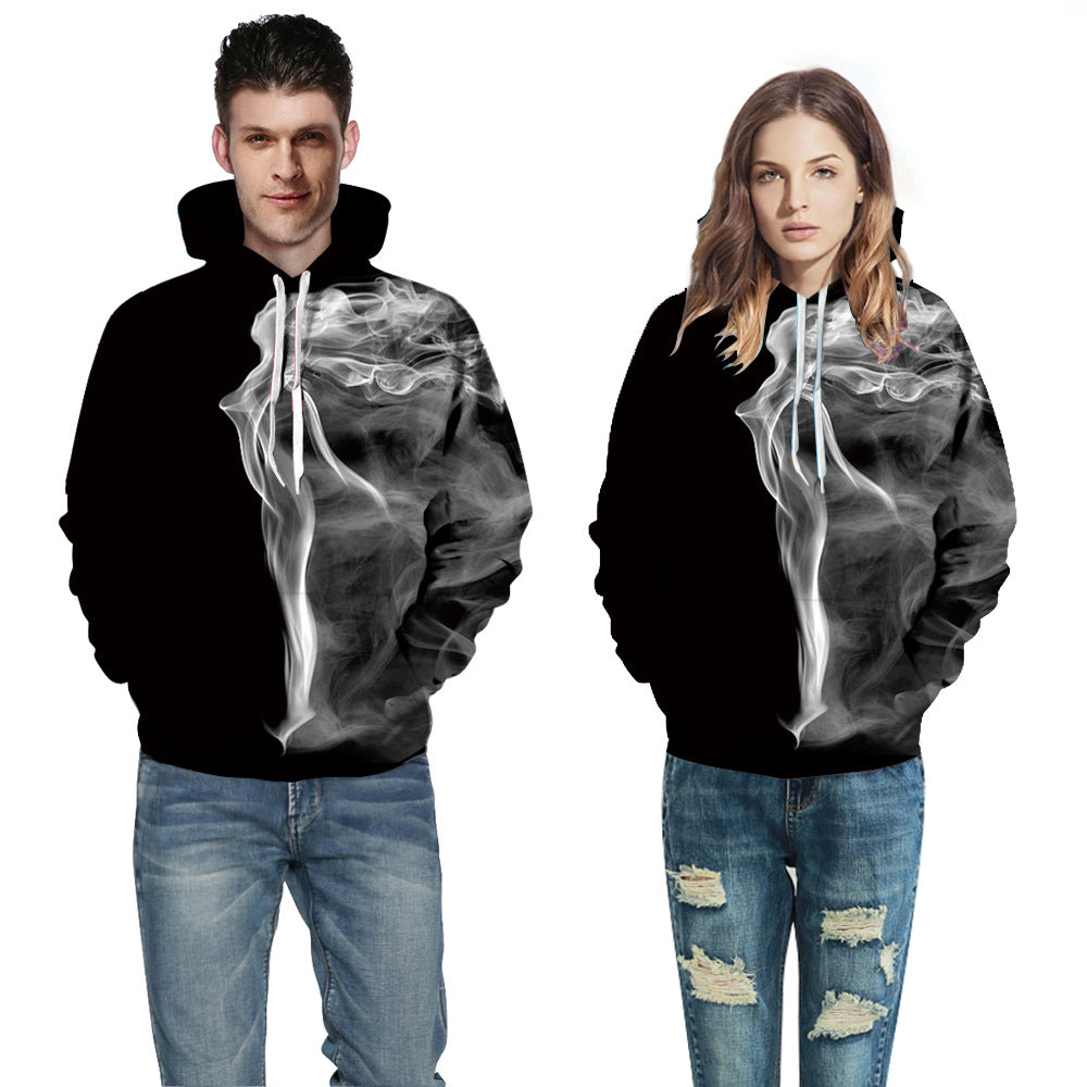 2019 Autumn and winter Europe and America Couples sweaters Seiko 3D digital printing Caps for men and women sweaters