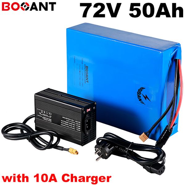 20S 17P 72V 50Ah 9000W E-bike lithium battery for Samsung 30Q 18650 cell 72V 5000W Electric Bike Li-ion Battery with 10A Charger