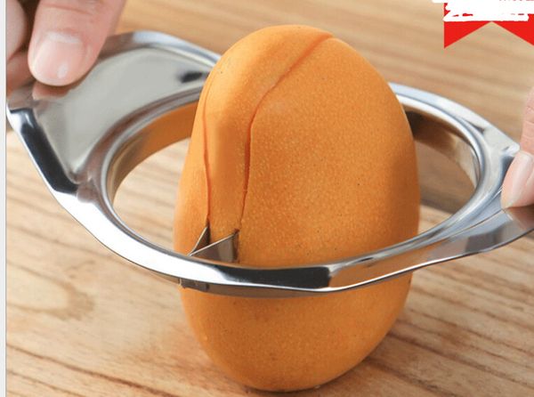 Stainless steel mango cutter multi-function cut fruit artifact peach to nuclear household gadget slice split knife