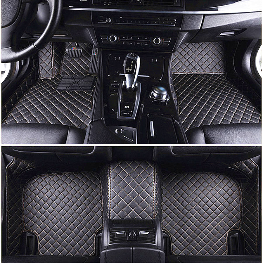 ZHIHUI Custom 5D Leather Waterproof Carpets for ACURA MDX RDX ZDX RL TL CDX ILX TLX TSX RSX Car Floor Mats Front Only Car Floor Mat Set