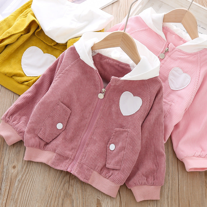 New Baby Jacket Fashion Korean Hoodies Bebe Girls Boys Outerwear Children Coat Kids Spring Jackets for Girl Clothes