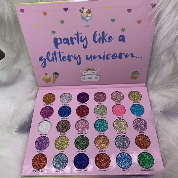 Waterproof long-lasting glitter eye shadow makeup 30 colors glittery eye pressed powder easy to wear DHL Free eye cosmetics
