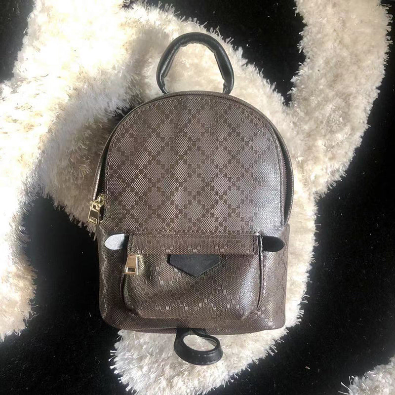 Designer mini backpack Hight quality Women Mini designer leather Children school bags Luxury handbagfor women printing leather Crossbody bag PRPU