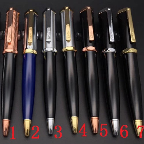 Collection Gift pens with blue stone famous ballpoint pen fasion brand office and school writing supplier