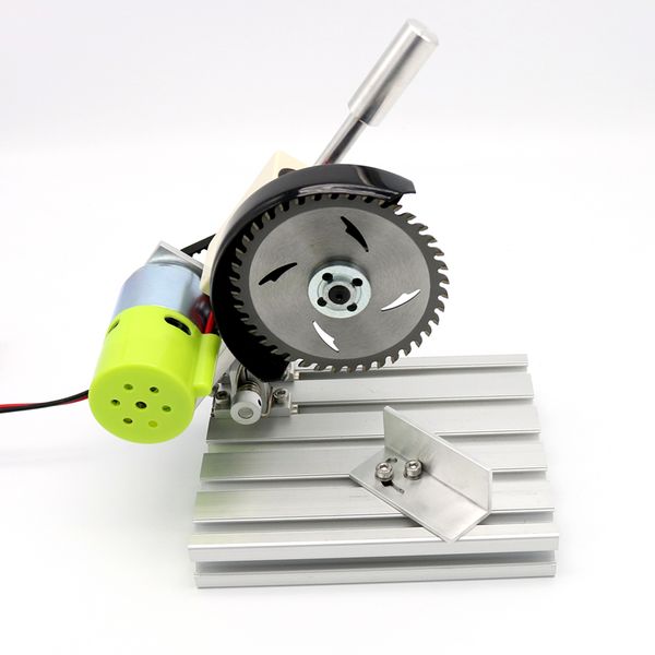 Aluminum miniature table saw high precision cutting machine DIY model saws precision carpentry chainsaw
