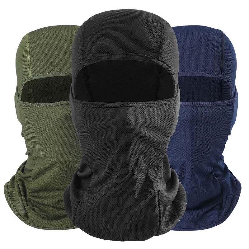 Cool Soft Outdoor Motorcycle Full Face Mask Lycra Balaclava Ski Neck Protection Mask