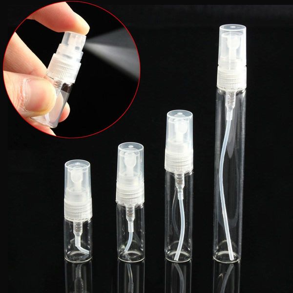 Mini Glass Perfume Bottle Empty Refilable Spray Bottle Small Parfume Atomizer Perfume Sample Vials